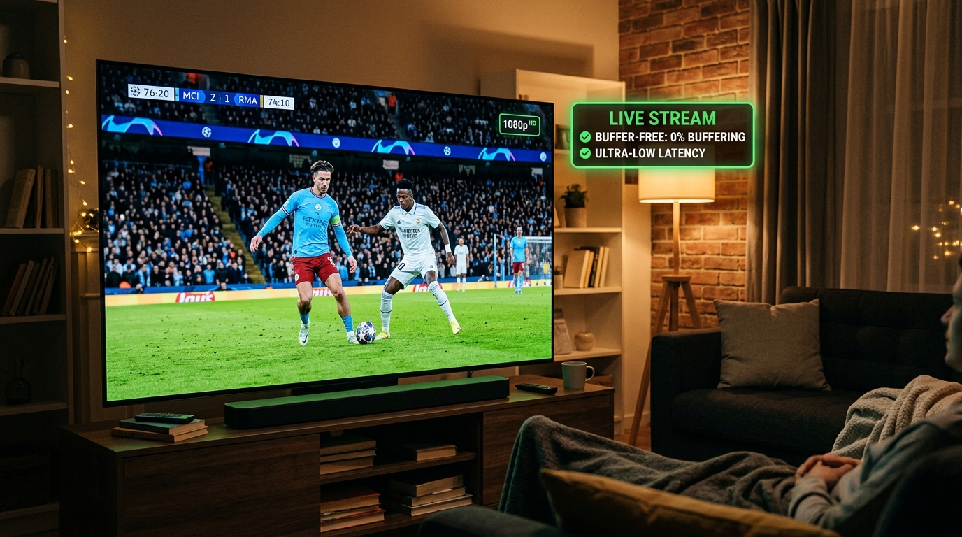 Hur du fixar IPTV buffring 2026 — Steg-för-steg guide