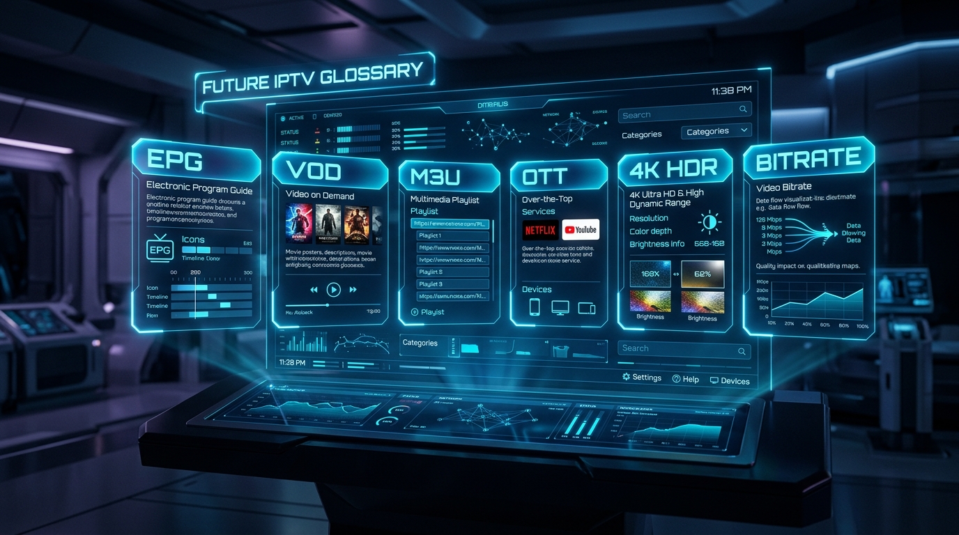 IPTV Ordlista 2026: Alla viktiga termer, protokoll och begrepp